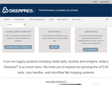 Tablet Screenshot of geerpres.com